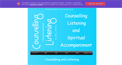 Desktop Screenshot of counsellingandlistening.com